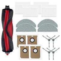 Main Brush Side Brush Filter Mop Cloth Dust Bag Kit Compatible With For Deerma S30 DEM-S30 Replacement Accessories Set