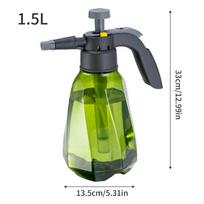 Plant Mister Spray Bottle Garden Pressure Pump Sprayer with Adjustable Nozzle 1.5l Plant Mister for Gardening Hand Held Bottle žalia