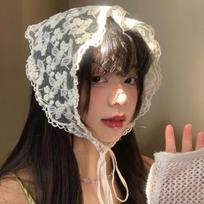 Countryside Style Triangle Bandana Vintage Wraps Hair Band Lace Hair Scarf Headbands Bohemia Triangle Scarf Girls