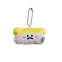 Sweet Shrimp Sushi Plush Doll Keychain Key Buckle Plush Doll Toy Unique   Girls Style C