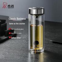 Heenoor XN-6700 Double-Layer Borosilicate Glass Tea Cup