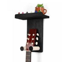 with Shelf Guitar Hanger Wooden String Instrument Storage Rack Ukuleles Bracket  Studio Use juoda