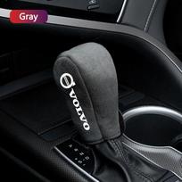 Suede automobilio pavarų svirties dangteliai Neslystantis pavarų perjungimo svirties dangtelis, skirtas Volvo EX90 V60 V40 XC90 S60 XC60 V50 V70 S90 XC40 S80 T6 pilka
