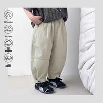 Moba Eyes Unisex Kids' Cotton Curved Cargo Pants 140cm chaki