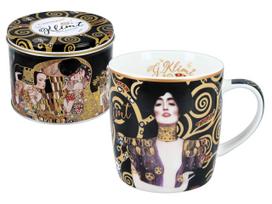 Kubek Porcelanowy Gustav Klimt Judyta W Ozdobnej Puszce Prezent 1Szt