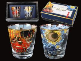 Zestaw 2 Szklanek Do Whisky Van Gogh Gwiaździsta Noc Taras Komplet