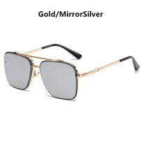 Stylish Square Luxury Design Sun Glasses Oculos De Sol Men Women Flight Seven Rock Mach Six Style Gradient Pilot Sun Glasses
