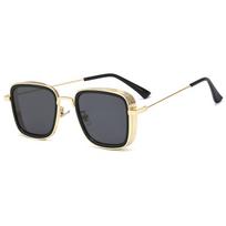Steampunk Style Square Sun Glasses Colorful Lens Sun Glasses Classic Gothic Men Women Designer Square Alloy Frame UV400