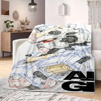 Newtype Gundam Pilot Flannel Blanket Warm,Comfortable,Suitable for Bedrooms,Sofas,Beds,Chairs,Picnics,Travel 75x90cm