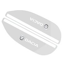 2 vnt. Automobilio galinio vaizdo veidrodėlio lietaus apsauga Antakiai Automobilio aksesuarai Dacia Bigster Spring Duster Sandero Jogger Dokker Lodgy white