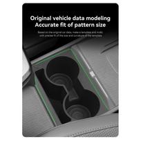 Car Accessory TPE Insert Black Console Cup Holder Perfect Fit Scratch Resistant Easy Installation Anti-slip Design China Mainland