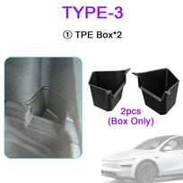For Tesla Model Y Juniper 2025 2026 Car Trunk Side Storage Box Cover plate organizer Car trunk side storage box refit Accessorys