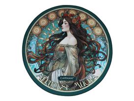 Podkładka Na Stół Okrągła Alfons Mucha Carmani Mata Dekoracyjna Art