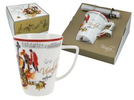Kubek Porcelanowy Antonio Vivaldi Jesień Carmani Do Kawy Herbaty Art