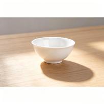 HEC CURTA Commercial Thick White Ceramic Rice Bowl