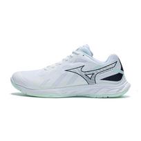 Mizuno Wave Fang EL 2 Unisex Low Top Badminton Shoes White Green 71GA242315 36