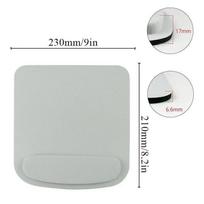 Environmental Eva Ergonomic Mousepad Computer Game Mouse Pad Wrist Pad Comfortable Mouse Mats For Office Home Solid Color pilka