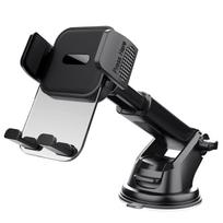 Car Cell Phone Holder Cellphone Mount for Dashboard Windshield Auto Dash Mobile iPhone Stand Support Clip Fit 4.7-7  Smartphone pilka