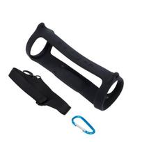 3Pcs/Set Portable Wireless Bluetooth-compatible Speaker Silicone Protective Cover Case with Strap Carabiner for JBL Charge 4 juoda