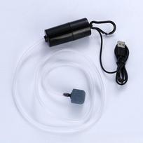 Silent Mini USB Oxygen Pump,Portable Fish Tank Air Pump for Aquarium Supplies with Air Stone,Fish Farming Oxygen Aerator