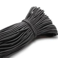 Elastinės gumos elastinės virvės siuvimo reikmenys DIY elastingumas apvalus drabužių juostos medžiaga aprangos reikmenys menai amatai juostos 6mm&1.5M juoda