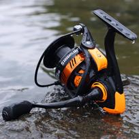 „Sougayilang“ ritės 11 + 1 BB didelės spartos žvejybos santykis 5.2 : 1 Masė Maksimalus atsparumas 10kg 1000 oranžinė