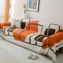 Šenilinis sofos rankšluostis „Four Seasons“ universalus „viskas įskaičiuota“ sofos užvalkalas nuo dulkių Svetainės vientisas sofas didelis užtiesalas 180*130cm