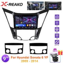 „Android CarPlay“, skirta „Hyundai Sonata 6 YF i40 i45“, 2009–2014 m. automatinis radijo stereofoninis galvos blokas, daugialypės terpės grotuvas, GPS navigacija 1GB+32GB carplay