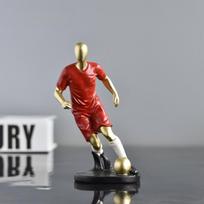 Futbolo žaidėjų figūrėlės statulėlė Modernus namų biuro stalo ornamentas maža dekoracija amatai derva namų registratūros dekoracija skulptūra