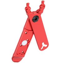 ZTTO Bicycle Chain Pliers Master Link Plier Valve Tool Tire Lever 4‑In‑1 Multi function ToolsRed raudona