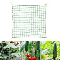 Laipiojančių augalų atraminis tinklas sodo grotelėms, kvadratinio tinklelio, agurkams 180cmx90cm
