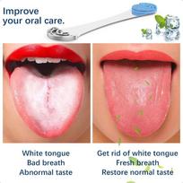 Tongue Scraper for Adultsand Durable Food Grade 2 in 1 Silicone Tongue Brush and 100% Stainless Steel Tongue Scrapers Reduce Ba United States