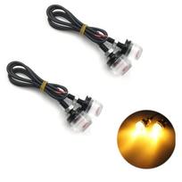 Deepa Motociklo Posūkio Signalas, LED, Itin Mažas, Didelio Ryškumo, Mini, Nano, Mažas, M6, Universalus, 4 vnt. komplektas, Gintarinis, Oranžinis