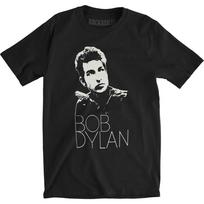 Men's Bob Dylan Silo Slim Fit T-shirt  Black 4XL