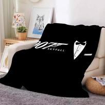 Britų legenda J-James B-Bond 007 Antklodė Šilta Ir Minkšta Tinka Miegamajam Svetainei Sofa-lova Biurui Kelionėms Stovyklavimui 30x40in