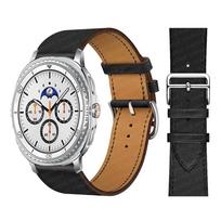 Leather Watch Strap For Samsung Galaxy Watch 8 Classic 46mm 44mm 40mm Strap Galaxy Ultra 2024/2025 Wrist Belt Correa Bracelet Galaxy Watch Accessories Galaxy Watch 8 40mm juoda