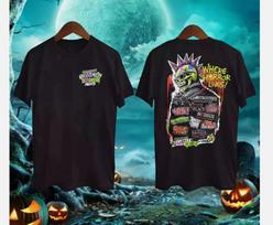 Helovino Siaubo Naktys 2024 Namų Sąrašas Universal Studios Marškinėliai Dovana S-5XL Unisex Marškinėliai XXL