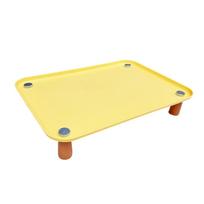 Non Slip Pet Feeder Stand Washable Dog Food Container New Pet Bowl Raised Holder  Pet Supplies geltona