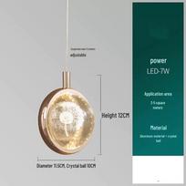 Oeny Dandelion Crystal Ball Pendant Light