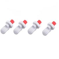 4PackWineBottle Stoppers Whiskey Sealer Beer Rubber Bottle Stoppers Bar Accessories Suitable for Most Wine Bottles on The Market