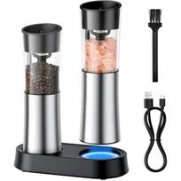 Automatic Peppers Salt Mill Electric Spices Grinder Adjustable Coarseness Mill Adjustable Grinder Suitable for Cooking 1