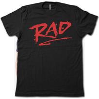 “RAD” 80's classic BMX Movie T-Shirt • RETRO COOL Cru Jones Biker Graphic Tee! 2XL