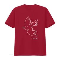 Pablo Picassos Dove of Peace T Shirt Stylish and Symbolic Design for All vintage Washed Soft designer clothes Unisex Slightly S