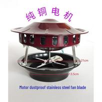 Rural Chimney & Fire Pit Draft Booster Fan with Copper Motor