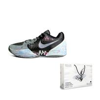 Nike Ja Morant 2 Cushioning Abrasion Resistant Slip Resistant Low top Basketball Shoes Men's Black Blue FD7327-002() 42.5