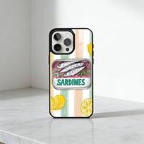 S-Sardinės-s I-Iliustracija Spausdintas Telefono dėklas iPhone17,16,15,14,13 Plus,Pro Max Magnetinis Magsafe Belaidžiam įkrovimui iPhone17Promax