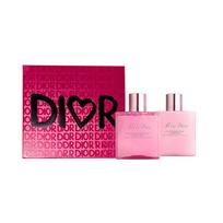 DIOR Chinese Valentine's Day Limited Miss Flower Sweetheart Body Care Gift Box Soothing Fragrance Floral Luxurious Romantic Fragrance 175ml+175ml rožinio aukso spalvos