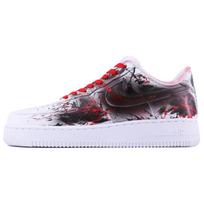 Nike Air Force 1 Grafiti Audra Atsparūs dilimui Žemi Teniso Batai Vyriški Balti Juodi Raudoni CW2288-111(Komanda168-) 42