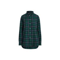 Polo Ralph Lauren FW22 Plaid Single-Breasted Long Sleeve Shirt Women shirts Green WMPOSHTNDN20123-999 S