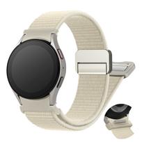 Magnetic nylon Band For Samsung Galaxy Watch 7 FE 6 4 Classic 5 pro 44mm 40mm 47mm 43mm 45 No gaps bracelet Galaxy Watch 7 Strap Galaxy Watch 7 40mm
